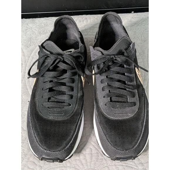 Nike Waffle One Leopard Animal Print Retro Sneakers Shoes Low Top Women's 9 - Picture 4 of 7